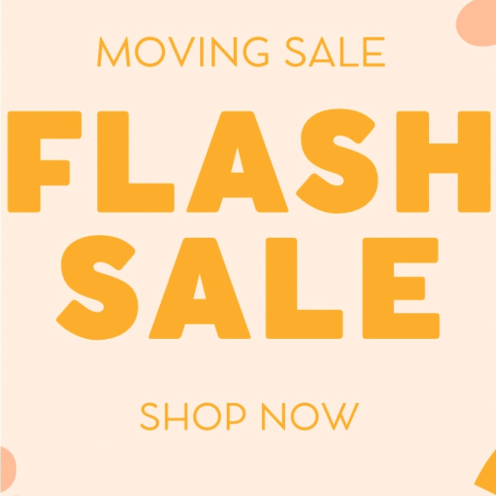 Moving sale